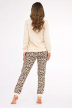Panther | pigiama da donna in cotone con pantaloni fantasia