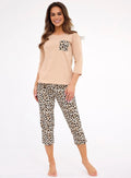 Panther | pigiama da donna in puro cotone - coco