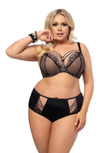 Paradise - k498 - slip brasiliana da donna in tulle e pizzo