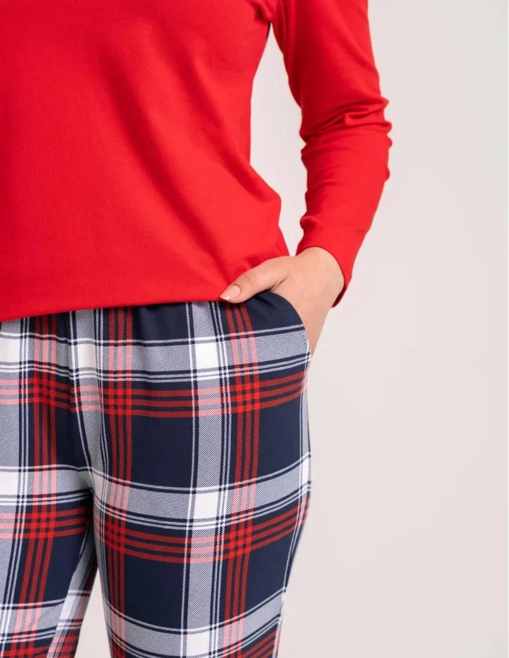 Pdd4300-026 - pigiama donna in cotone a manica lunga