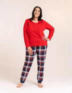 Pdd4300-026 - pigiama donna in cotone a manica lunga