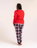 Pdd4300-026 - pigiama donna in cotone a manica lunga
