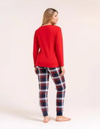 Pdd4300-026 - pigiama donna in cotone a manica lunga