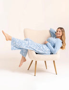 Pdd4500-011 - pigiama donna in cotone a manica lunga