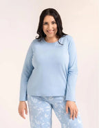 Pdd4500-011 - pigiama donna in cotone a manica lunga