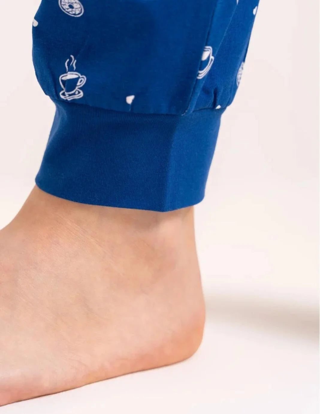 Pdd4500-013 - pigiama donna in cotone a manica lunga
