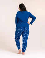 Pdd4500-013 - pigiama donna in cotone a manica lunga