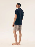 Pigiama corto in 100% cotone - core - surf