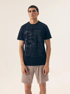 Pigiama corto in 100% cotone - core - surf