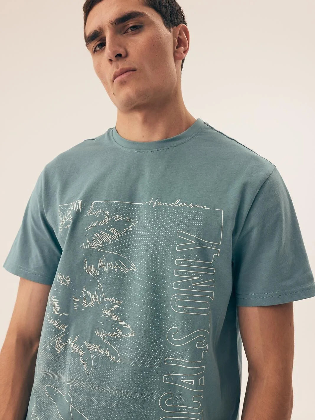 Pigiama corto in 100% cotone - core - surf