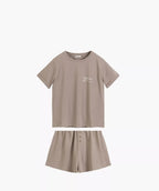 Nlp-506 - pigiama corto da donna in cotone 100%