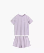 Nlp-506 - pigiama corto da donna in cotone 100%