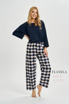 3441 - astrid - pigiama da donna in 100% cotone