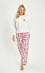 3441 - astrid - pigiama da donna in 100% cotone