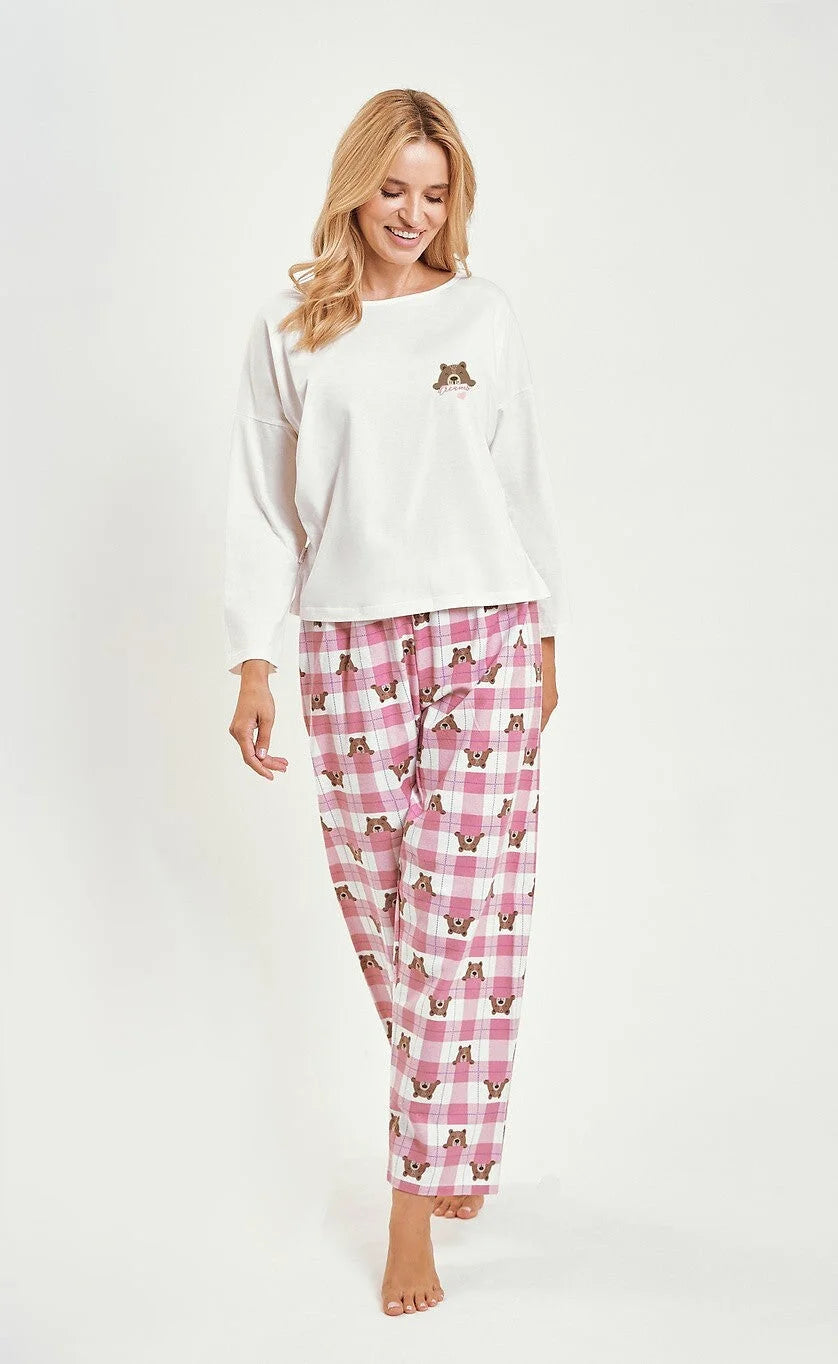 3441 - astrid - pigiama da donna in 100% cotone