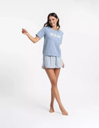Pdd3900-021 - pigiama donna in cotone elasticizzato