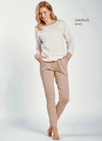 3226 - maggie - pigiama donna in cotone interlock