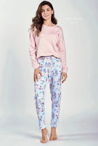 3239 - sylvie - pigiama donna in cotone interlock
