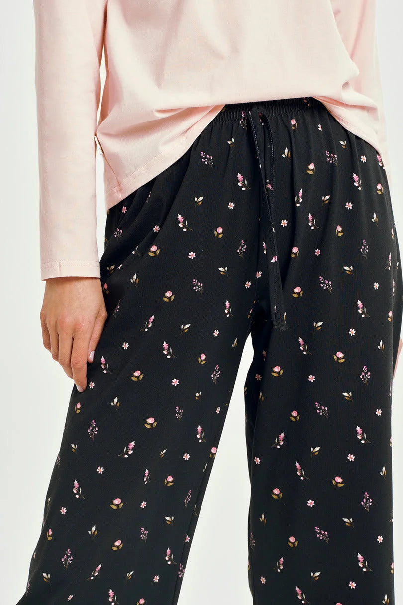 3457 - irene - pigiama donna in cotone con pantaloni