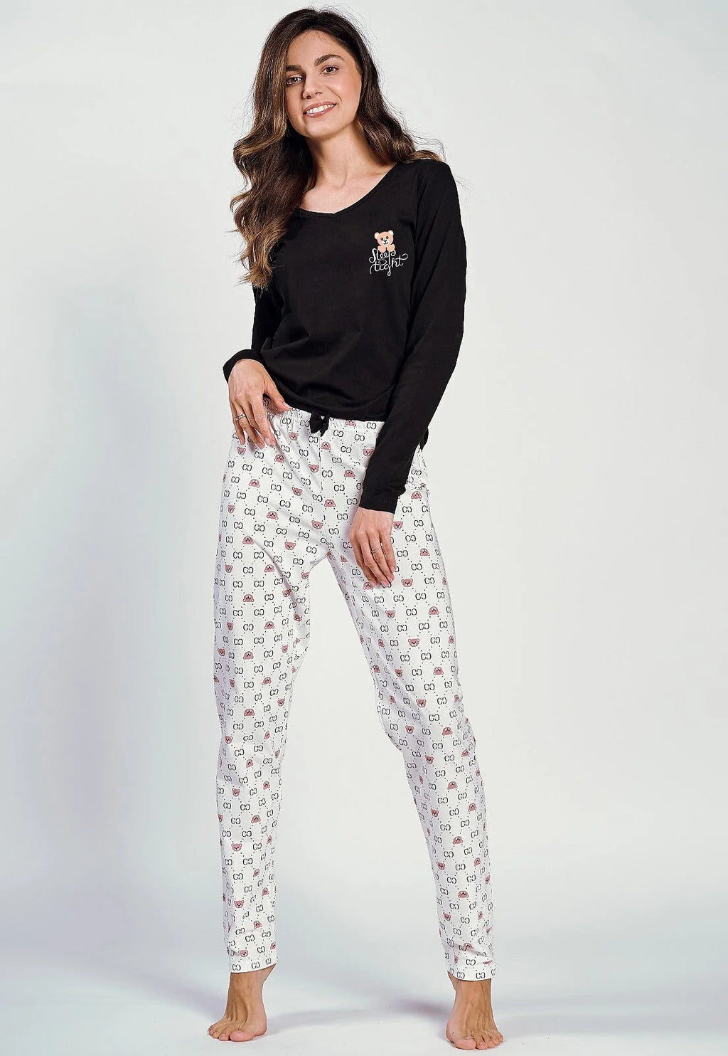 3231 - polly - pigiama donna in 100% cotone