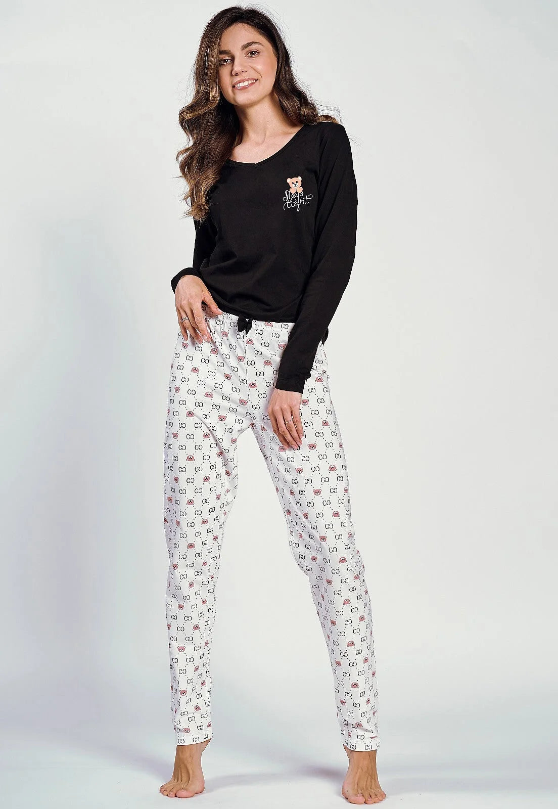 3231 - polly - pigiama donna in 100% cotone