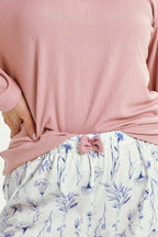 3456 - caroline - pigiama donna lungo da – morbidezza