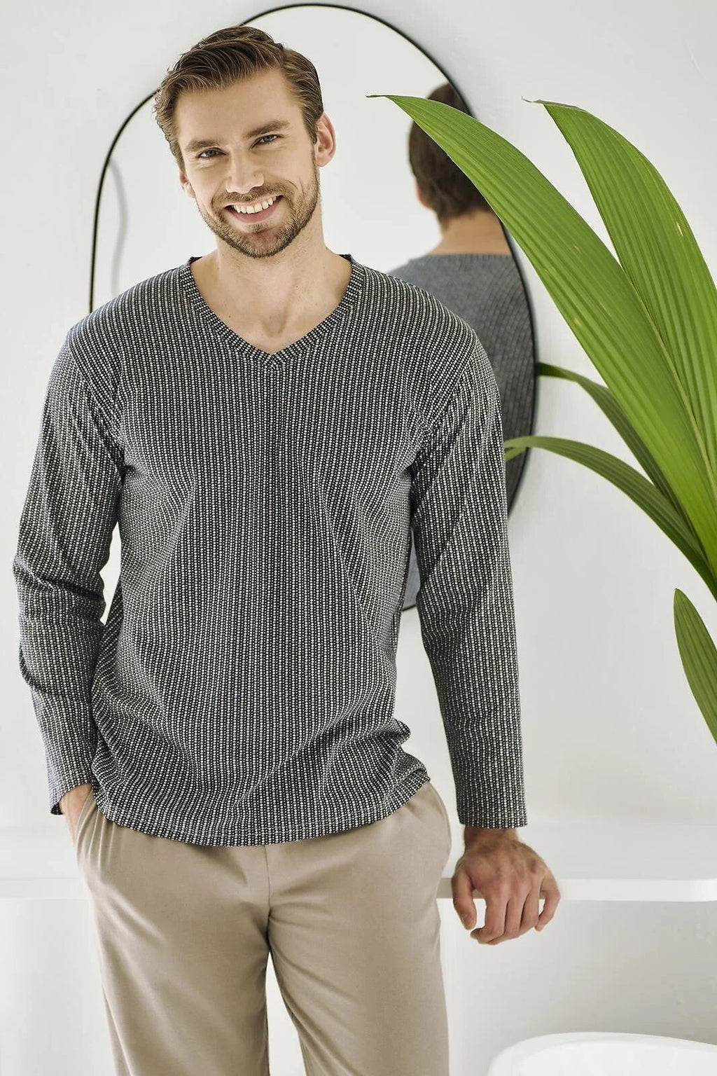 3481 - luca - pigiama uomo in cotone – comfort e stile