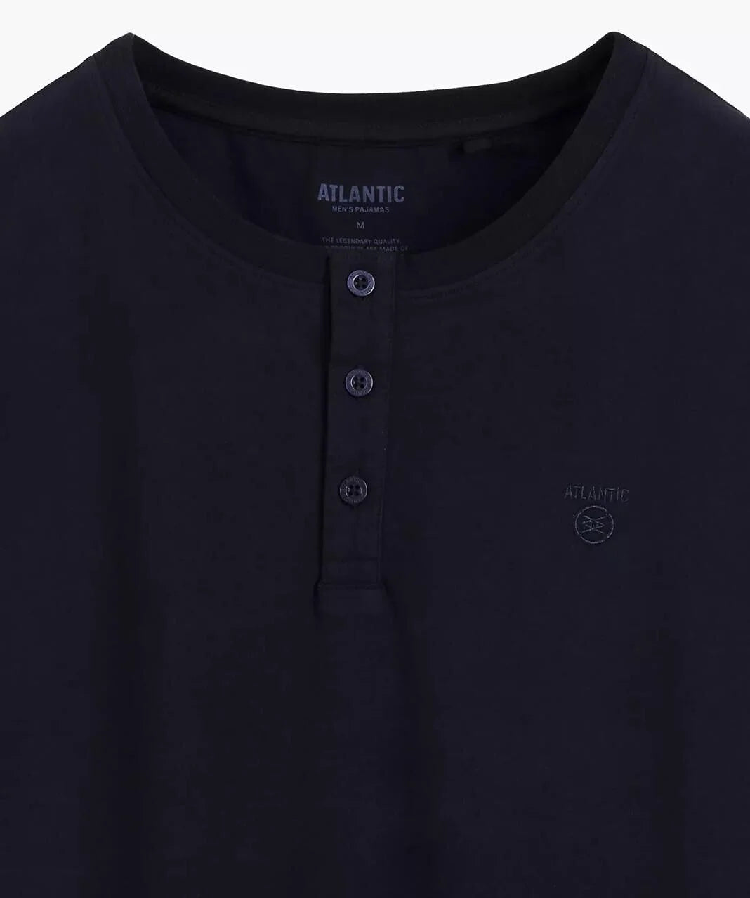 Nmp-401 - blu - pigiama estivo da uomo in cotone effetto