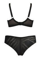Reggiseno balconcino soft - delice - nero