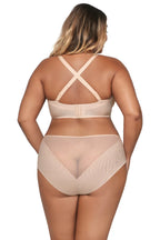 Reggiseno a fascia - athena - in coppe differenziate - nero