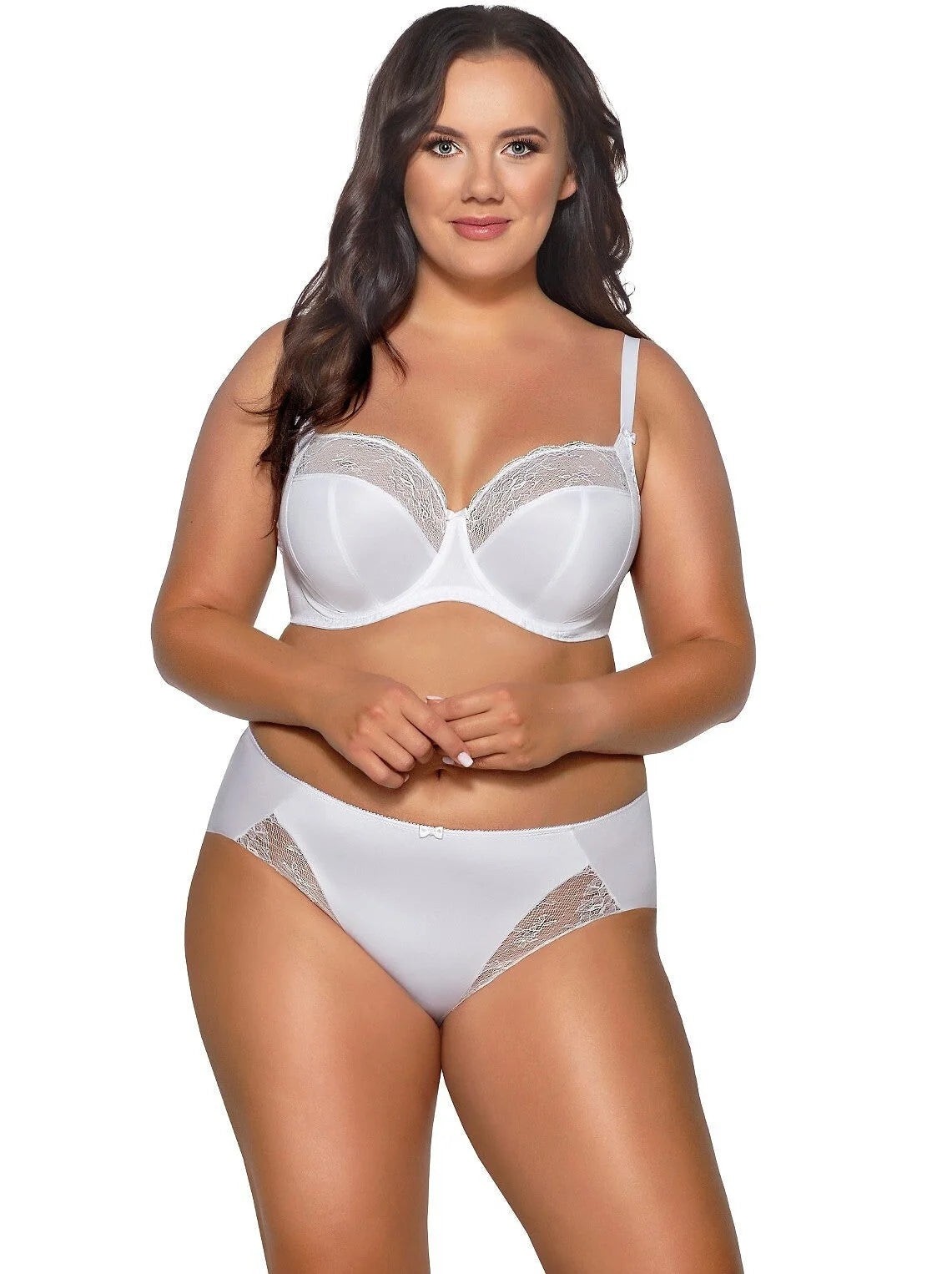 Reggiseno non imbottito con ferretto - azalea - bianco