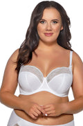 Reggiseno non imbottito con ferretto - azalea - bianco