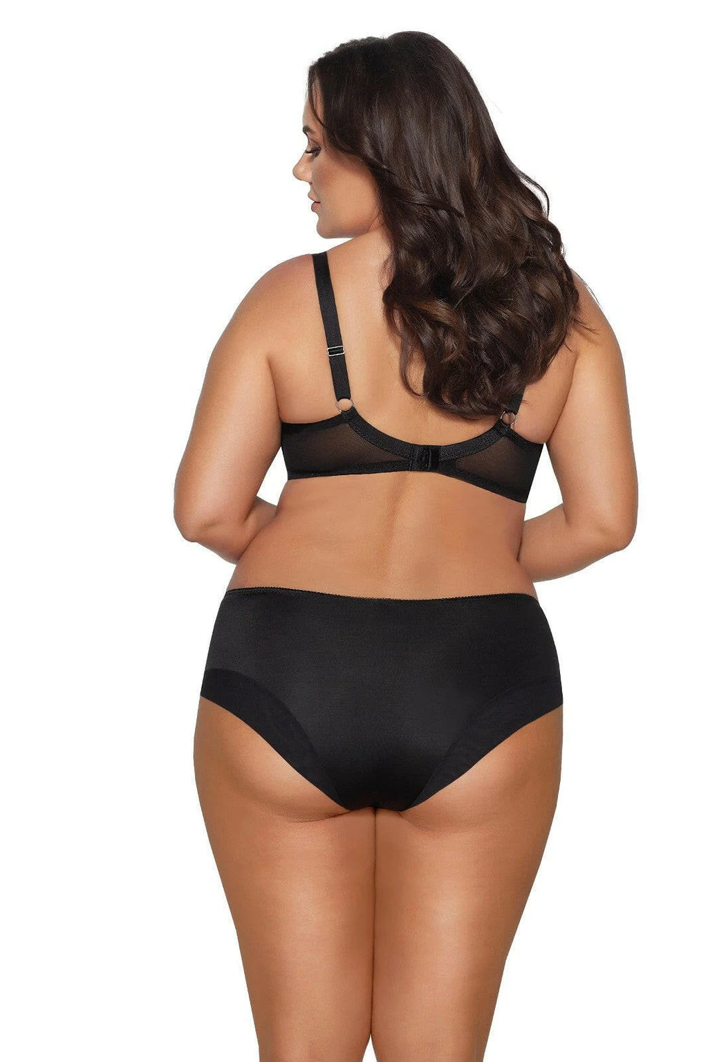 Reggiseno semi imbottito in microfibra e pizzo - mary jane