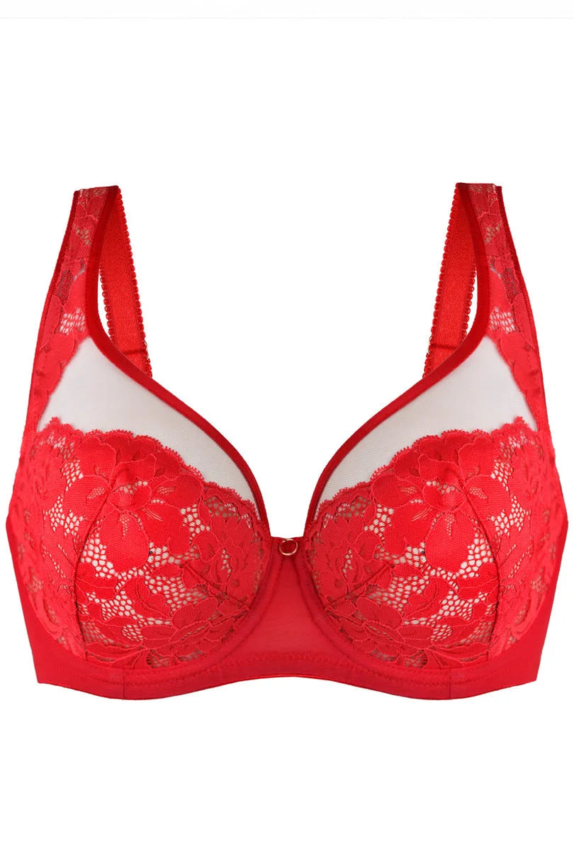 Reggiseno soft con ferretto - jasmin plunge - rosso