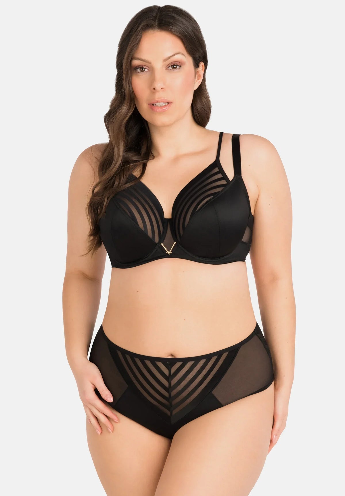 Yoko - k810 - nero - reggiseno soft con ferretto