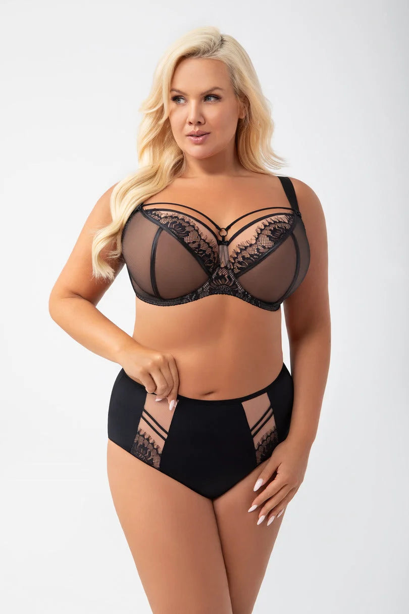 Paradise - k496 - nero - reggiseno soft in tulle a doppio