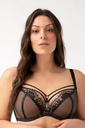 Paradise - k496 - nero - reggiseno soft in tulle a doppio