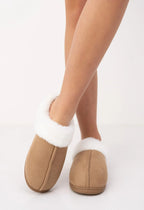 Sanna - pantofole da donna effetto suede con interno