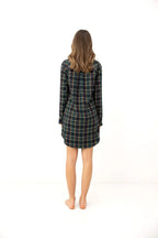 Skyler - camicia da notte donna in sottile flanella