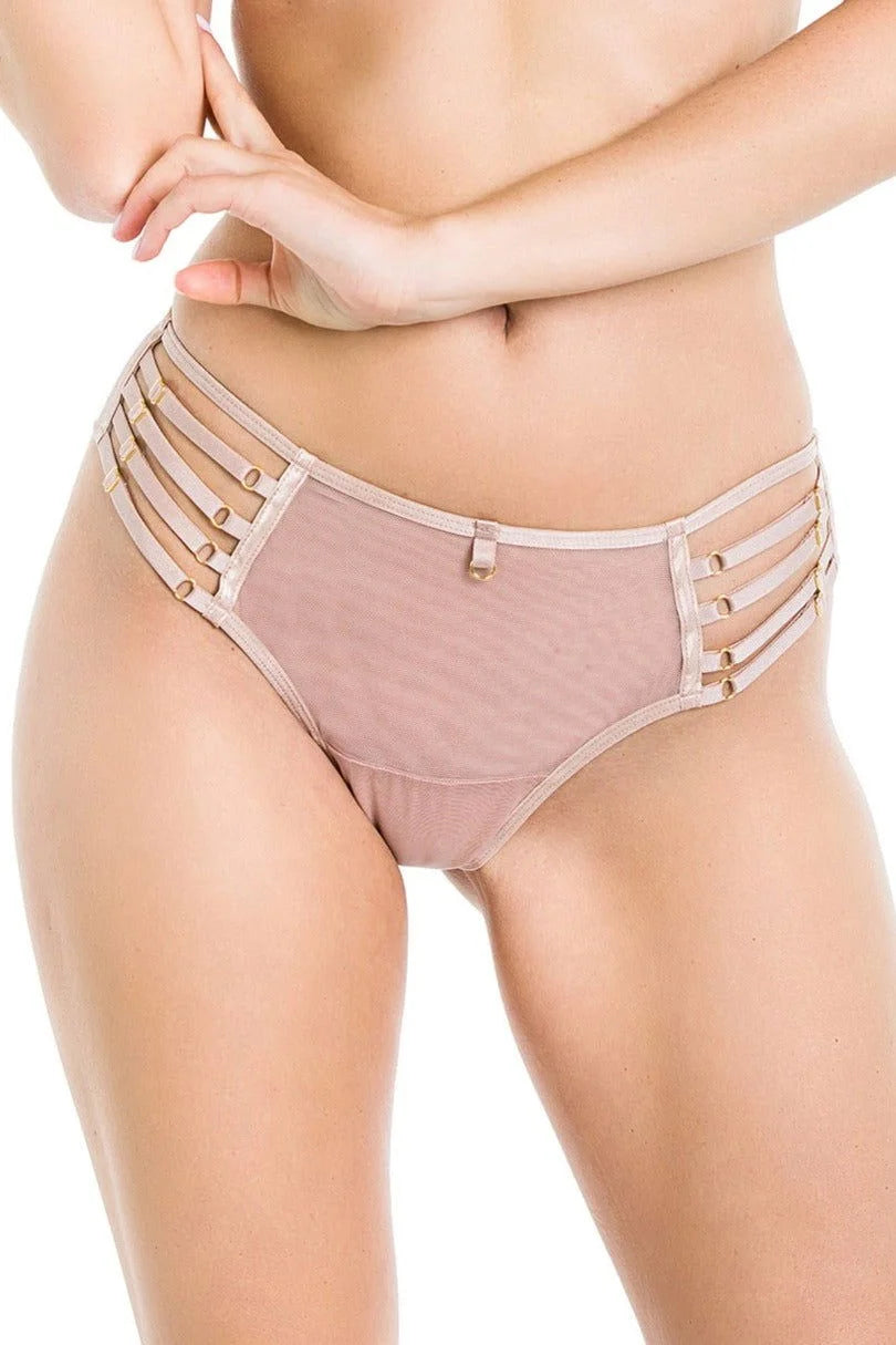 Slip donna brasiliano - naked 19064 - beige