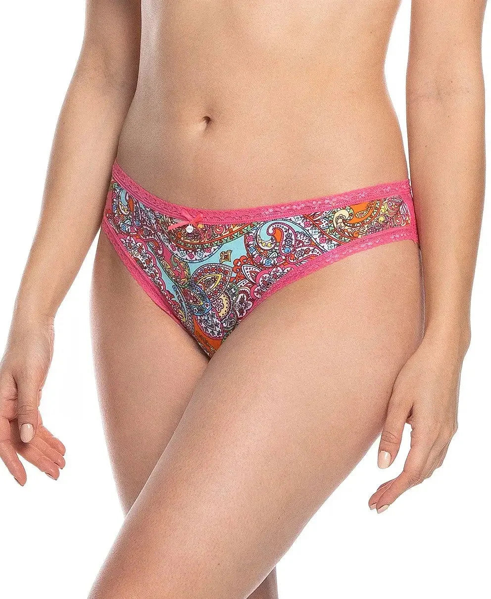 Slip donna in cotone elasticizzato - l-1524 mb - pack da 2