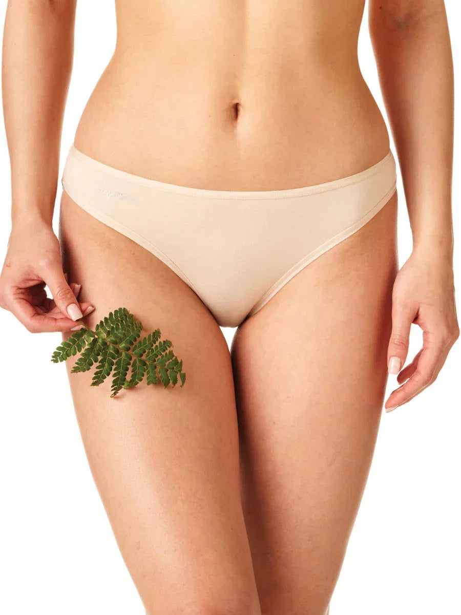 Lpr 010 - slip da donna in cotone elasticizzato - pack 2