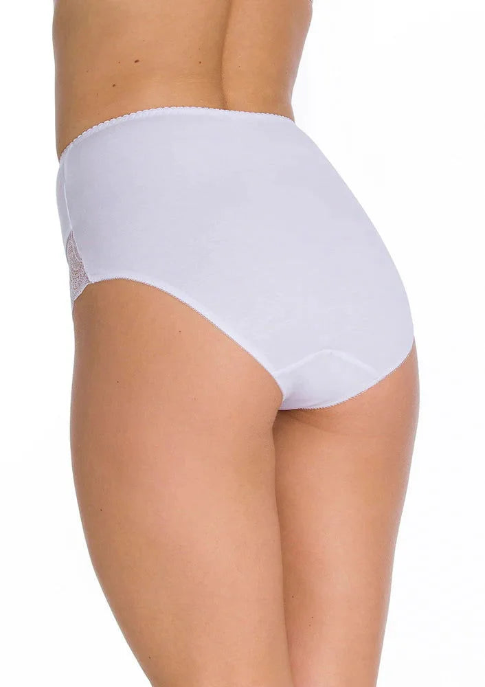 Lpf 111 - slip da donna vita alta in cotone con girogamba