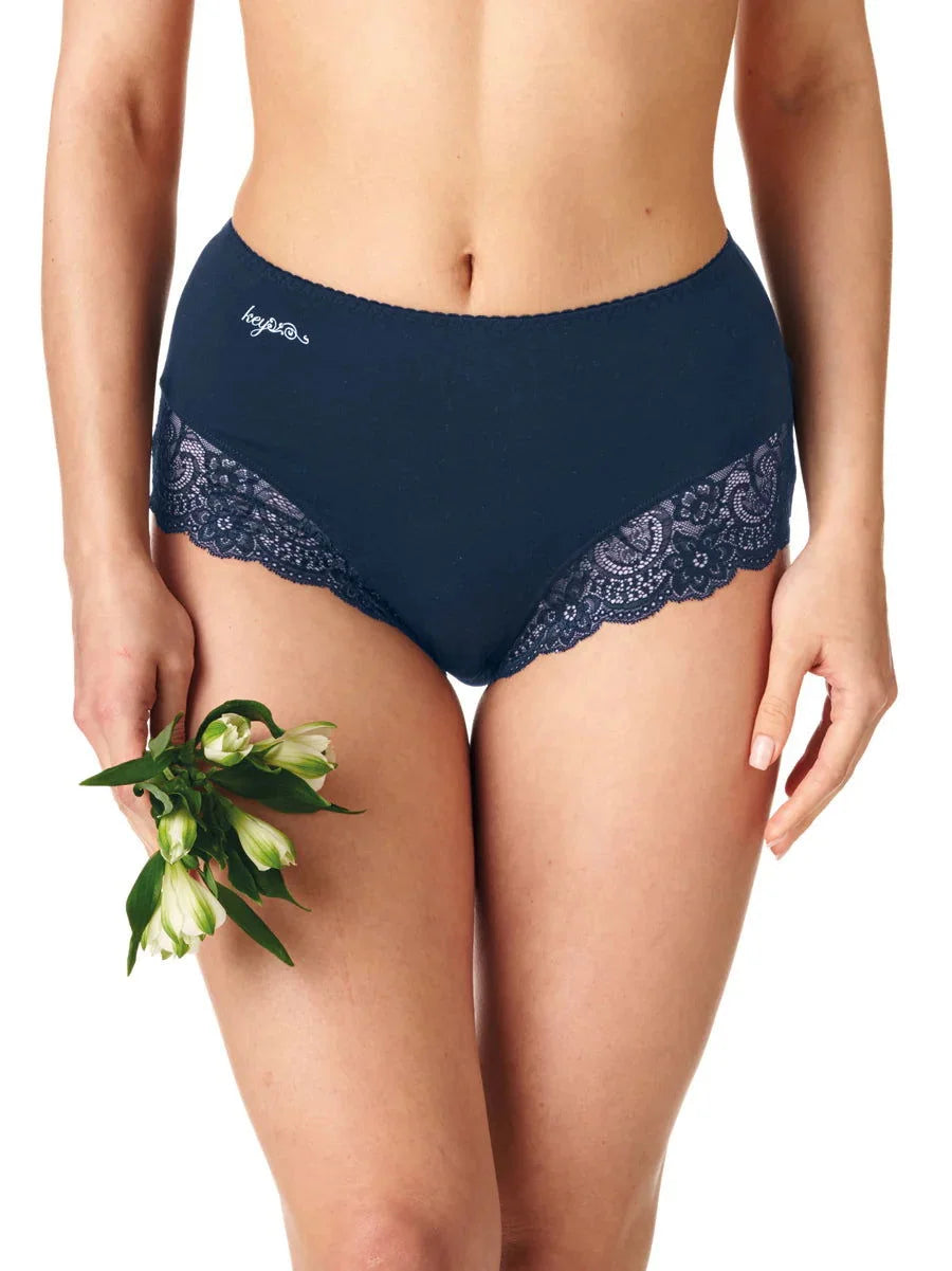 Lpf 111 - slip da donna vita alta in cotone con girogamba