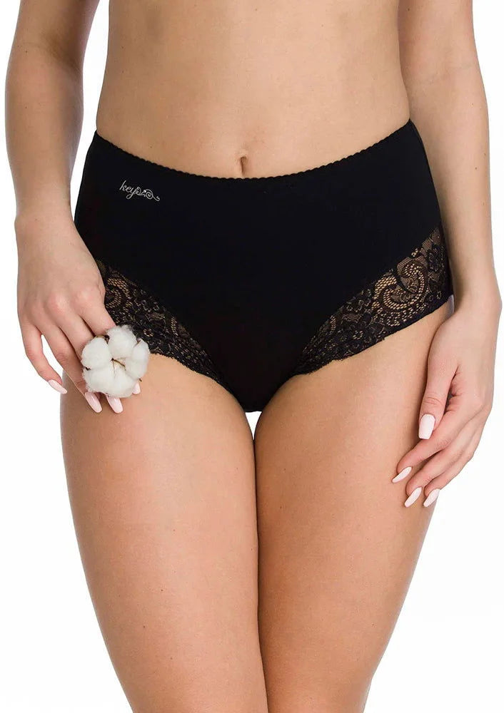 Lpf 111 - slip da donna vita alta in cotone con girogamba