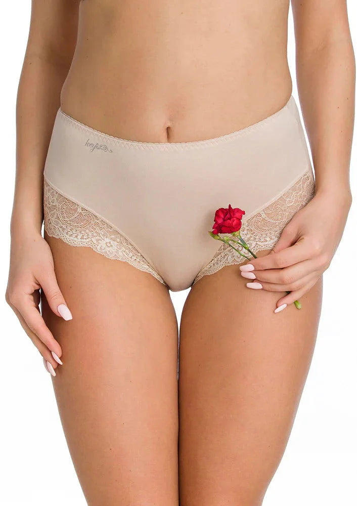 Lpf 111 - slip da donna vita alta in cotone con girogamba