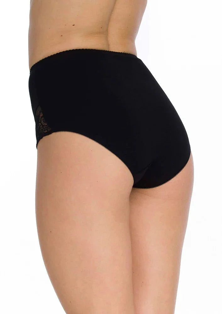 Lpf 111 - slip da donna vita alta in cotone con girogamba