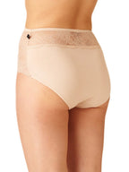 Lpf 280 - slip da donna a vita alta in cotone con fianchi