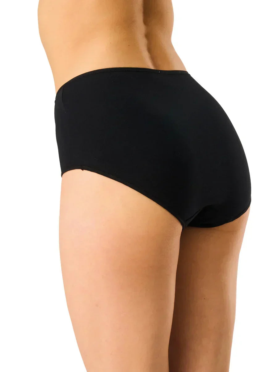 Lpf 185 - slip maxi a vita alta in cotone elasticizzato
