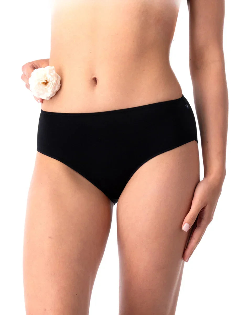 Lpc 001 - slip midi bikini in fibra di bambù - pack da 2